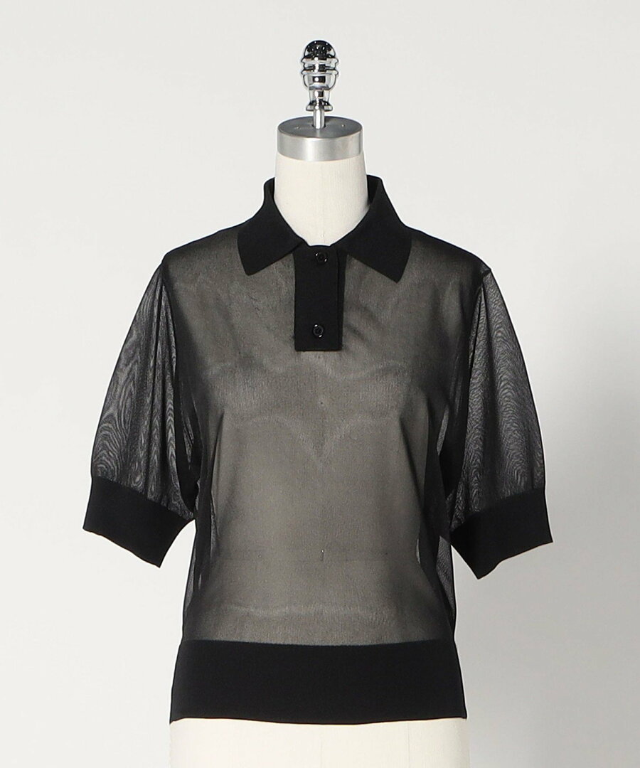 【SALE/80%OFF】LOEFF <LOEFF>シアー プルオーバー ユナイテッドアローズ アウトレット トップス ニット ホワイト ブラック【送料無料】