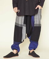 チャイハネ yul 旅するサルエルパンツ(ユニセックス) アミナコレクション パンツ キュロット カーキグリ…