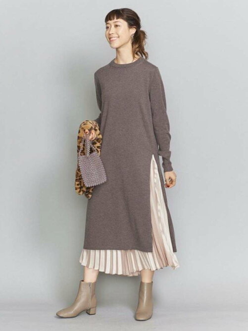 United Arrows Ltd Outlet By ウールレーヨンサイドスリットニットワンピース Rakuten Fashion 楽天ファッション 旧楽天ブランドアベニュー Cb4051