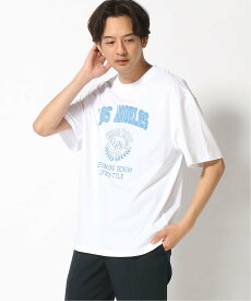 【SALE／50%OFF】GUESS (M)College Logo Tee ゲス トップス カットソー・Tシャツ グレー ホワイト【送料無料】