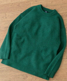 【SALE／60%OFF】URBAN RESEARCH ITEMS クルーネック メランジニット プルオーバー アーバンリサーチアイテムズ トップス ニット ホワイト グレー カーキグリーン