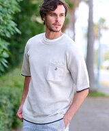 【SALE／37%OFF】DRESSTERIOR ドライメッシュニット ドレステリア トップス ニット グレー ブルー ブラッ…