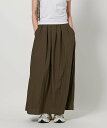 【SALE／40%OFF】BEAUTY&YOUTH UNITED ARROWS ギャザーフレア ロングスカート ビューティー＆ユース　ユナイテッドアローズ スカート その他のスカート ホワイト ネイビー ブラウン【送料無料】