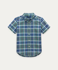 POLO RALPH LAUREN (ボーイズ 2才~7才)チェック コットン オックスフォード ショートスリーブ シャツ ラルフローレン トップス シャツ・ブラウス【送料無料】