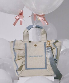 JILL by JILL STUART フレームフリルトート ジル バイ ジル スチュアート バッグ その他のバッグ ピンク ホワイト ブラック【送料無料】