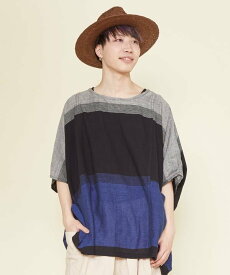 チャイハネ yul 旅するビッグシルエットトップス アミナコレクション トップス その他のトップス ブルー カーキグリーン レッド
