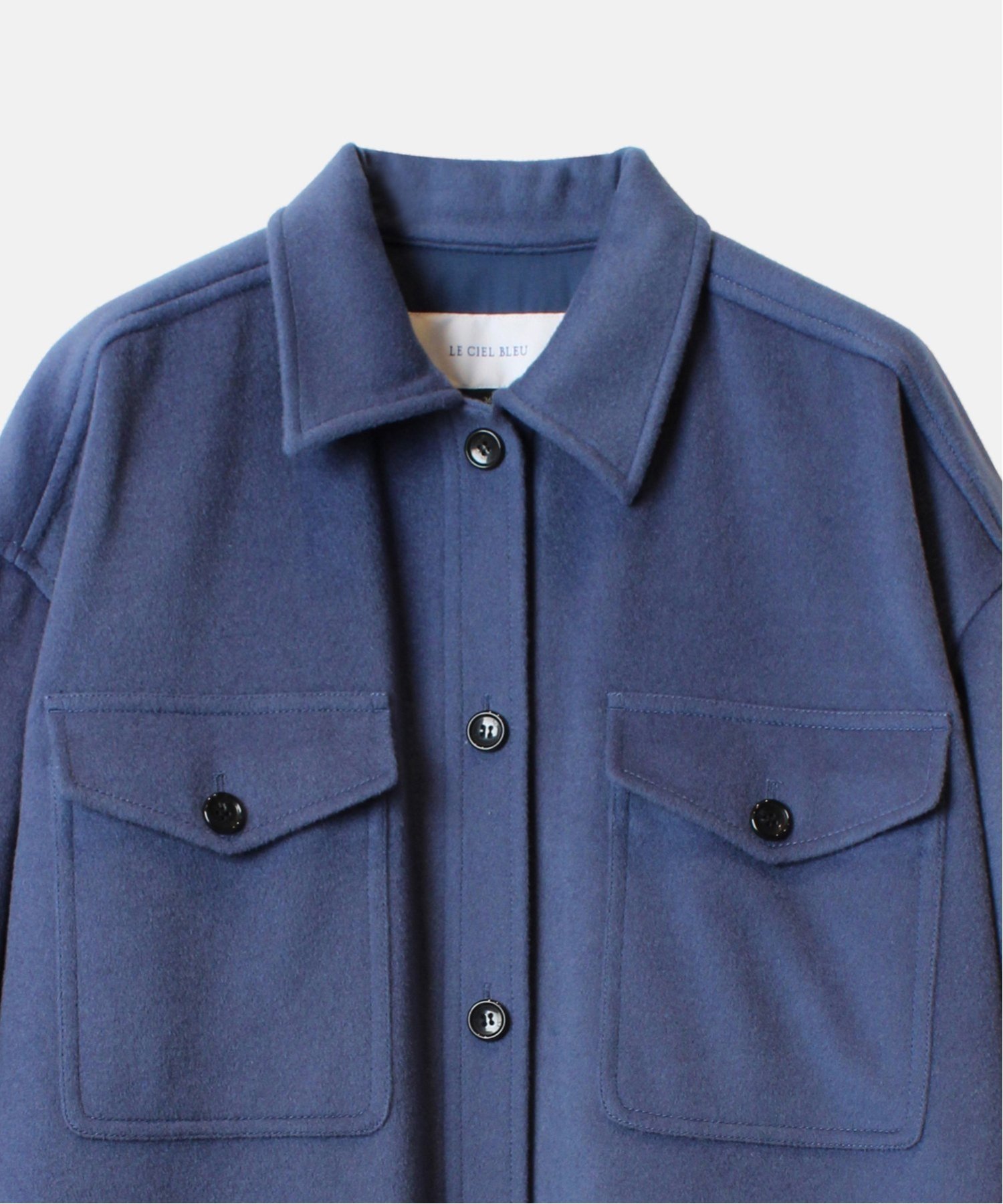 LE CIEL BLEU｜オーバーサイズシャツコート / Oversized Shirt Coat 