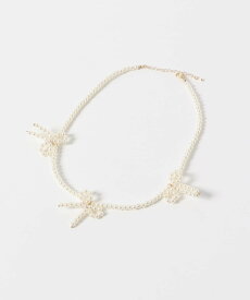 【SALE／50%OFF】URBAN RESEARCH ROSSO リボンパールショートネックレス アーバンリサーチロッソ アクセサリー・腕時計 ネックレス ホワイト
