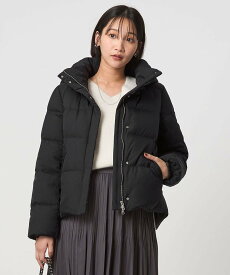 【SALE／20%OFF】UNITED ARROWS green label relaxing フード ショート ダウン ユナイテッドアローズ グリーンレーベルリラクシング ジャケット・アウター ダウンジャケット・ダウンベスト ブラック ホワイト【送料無料】