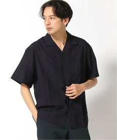 【SALE／30%OFF】GUESS GUESS 半袖 シャツ (M)Embroidered S/S Shirt ゲス トップス シャツ・ブラウス ネイビー ホワイト【送料無料】