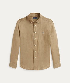 POLO RALPH LAUREN (ボーイズ 8才~20才)リネン シャツ ラルフローレン トップス シャツ・ブラウス ブラウン【送料無料】