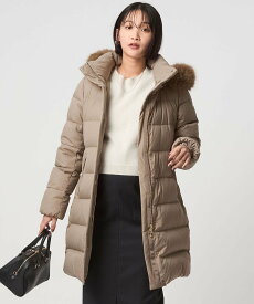 UNITED ARROWS green label relaxing フード ロング ダウン ユナイテッドアローズ グリーンレーベルリラクシング ジャケット・アウター ダウンジャケット・ダウンベスト ブラック【送料無料】