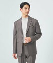 【SALE／50%OFF】UNITED ARROWS green label relaxing A+ PEシャークスキン 2B スタンダード ジャケット -ウォッシャブル・ストレッチ・防シワ- ユナイテッドアローズ アウトレット ジャケット・アウター テーラードジャケット・ブレザー ネイビー ブラウン【送料無料】