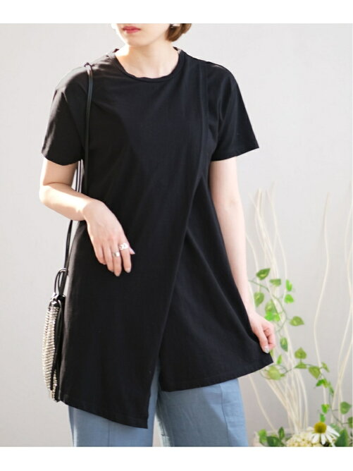 Andj オーガニックコットンアシンメトリーtシャツ Rakuten Fashion 楽天ファッション 旧楽天ブランドアベニュー 9054