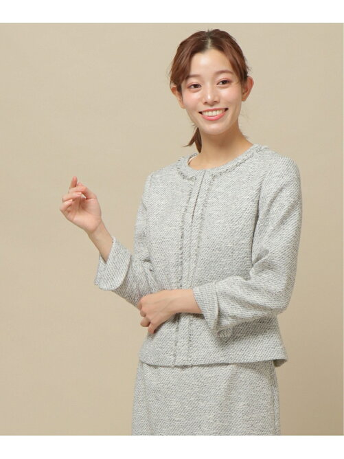 Ikka ファンシーツイードジャケット Rakuten Fashion 楽天ファッション 旧楽天ブランドアベニュー Cc7054