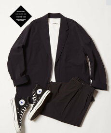 CONVERSE TOKYO MENS 【SET UP】4WAY STRECH JACKET コンバーストウキョウ ジャケット・アウター テーラードジャケット・ブレザー ブラック グレー【送料無料】