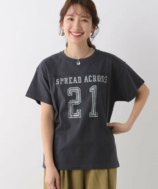 LEPSIM ナンバリングT レプシィム トップス カットソー・Tシャツ グレー ホワイト