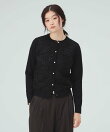フロント レース カーディガン 26AW 秋新作 ロングシーズン 着回し イージーケア オンオフ オフィスカジュアル
