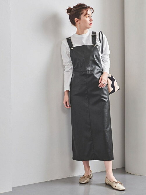 United Arrows Uwfm フェイクレザー ジャンパースカート Rakuten Fashion 楽天ファッション 旧楽天ブランドアベニュー Bv3055