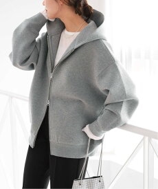 JOURNAL STANDARD relume 《WEB限定追加3》フーディーブルゾン ジャーナル スタンダード レリューム トップス パーカー・フーディー グレー ベージュ ブラック【送料無料】