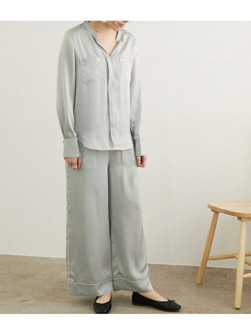 Rope Picnic パジャマ風サテンパンツ Rakuten Fashion 楽天ファッション 旧楽天ブランドアベニュー H