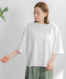 【SALE／50%OFF】AMERICAN RAG CIE カットソー シルケットフレアスリーブTee 23SS アメリカンラグシー トップス カットソー・Tシャツ ホワイト ネイビー【送料無料】