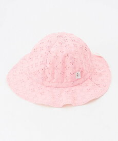 【SALE／70%OFF】組曲 KIDS プテイフラワーレース ハット クミキョク 帽子 キャップ ピンク イエロー