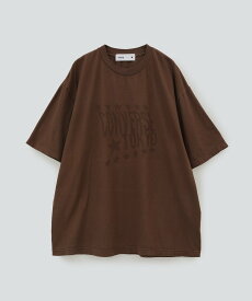 【SALE／50%OFF】CONVERSE TOKYO VINTAGE LIKE LOGO PRINT TEE コンバーストウキョウ トップス カットソー・Tシャツ ホワイト ブラウン ブラック【送料無料】
