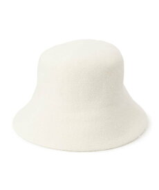 【SALE／50%OFF】OPAQUE.CLIP ウール混チューリップハット オペークドットクリップ 帽子 ハット ホワイト ブラック