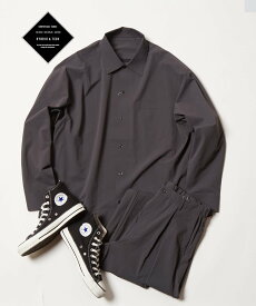 CONVERSE TOKYO MENS 【SET UP】4WAY STRECH SHIRT コンバーストウキョウ トップス シャツ・ブラウス グレー ブラック【送料無料】