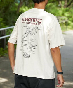 �ySALE�^5%OFF�zVENCE share style MENs JURASSIC PARK �W�����V�b�N�E�p�[�N �v�����gT�V���c ���@���X �G�N�X�`�F���W �g�b�v�X �J�b�g�\�[�ET�V���c �z���C�g �u���b�N