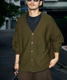 【SALE／40%OFF】RED KAP 別注 ガーター編み ソリッド カーディガン 25AW フリークスストア トップス カーディガン ベージュ ブラック グリーン ネイビー【送料無料】