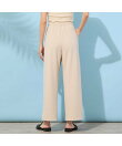【手洗いOK・セットアップ対応】フロントピンタックワイドパンツ