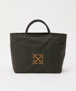 russet】 ラシット トートバッグ モノグラム ネイビー ナイロン 大容量 