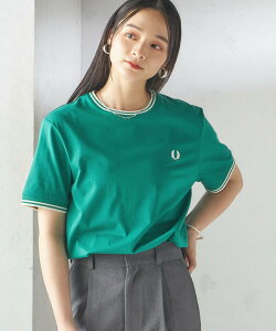�ySALE�^30%OFF�zSHIPS WOMEN FRED PERRY:M1588 TWIN TIPPED TEE 18/65/72/78/79 �V�b�v�X �g�b�v�X �J�b�g�\�[�ET�V���c �l�C�r�[ �O���[���y���������z