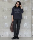 ガーゼ裏毛ロゴプルオーバー【WEB限定カラー】