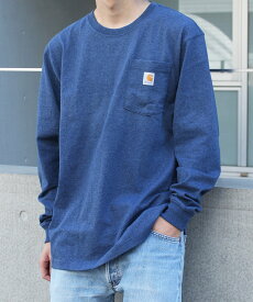 【SALE／10%OFF】Carhartt Carhartt/(M)M Workwear Pocket LS イールド トップス カットソー・Tシャツ ブルー ブラック ネイビー グレー グリーン レッド オレンジ【送料無料】