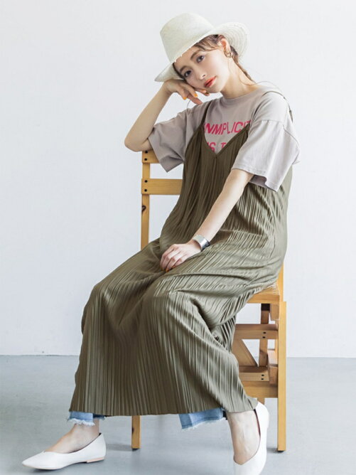 Coca ランダムプリーツキャミワンピース Rakuten Fashion 楽天ファッション 旧楽天ブランドアベニュー Cr4057