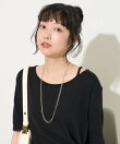 ロングダブル チェーンネックレス