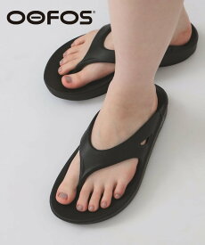 Ray BEAMS 【WEB限定】OOFOS / OOriginal リラックス 歩きやすい リカバリーサンダル スタイルアップ レジャー スポーツサンダル スニーカーサンダル ビームス ウイメン シューズ・靴 サンダル ブラック【送料無料】