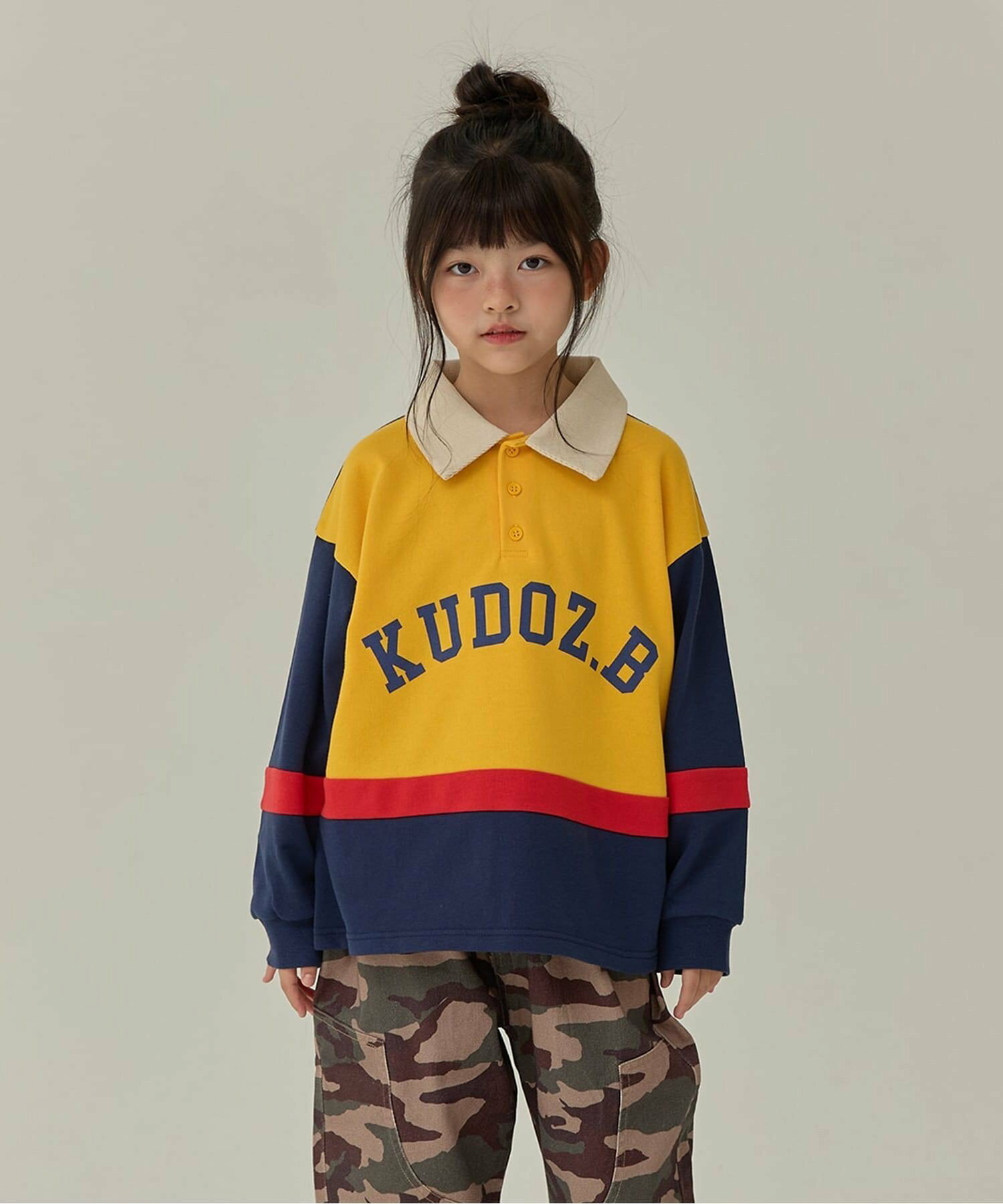 WEB 한정 KUDOZ.B 라거 폴로 셔츠풍 트레이너