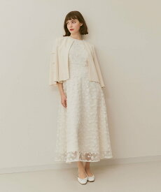 LOULOU WILLOUGHBY 【LOULOU WILLOUGHBY】オーガン刺繍ワンピース アルアバイル ワンピース・ドレス ワンピース ホワイト ブラック【送料無料】