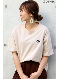 楽天市場 ミッキー ワンポイント Tシャツの通販