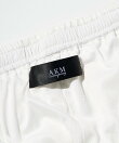 AKM Contemporary シアサッカークロップドワイドパンツ