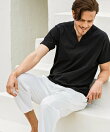 AKM Contemporary シアサッカークロップドワイドパンツ