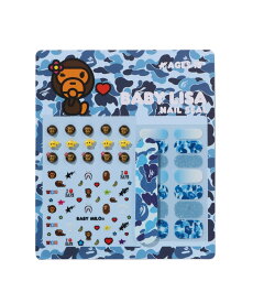 A BATHING APE BABY LISA NAIL SEAL SET ア ベイシング エイプ ネイル その他のネイル・ネイルケア用品 ピンク ブルー【送料無料】