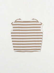 three dots Big stripe french sleeve tee �X���[�h�b�c �g�b�v�X �J�b�g�\�[�ET�V���c �u���b�N �z���C�g �u���[�y���������z