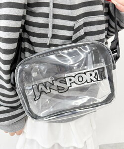 WEGO MEN'S JANSPORT CLEAR CROSSBODY �E�B�S�[ �o�b�O �V�����_�[�o�b�O �u���b�N�y���������z