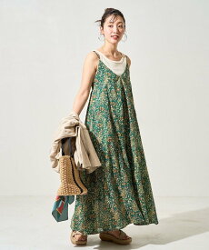 【SALE／30%OFF】FREAK'S STORE インドペイズリーキャミワンピース【限定展開】 フリークスストア ワンピース・ドレス ワンピース ブルー グリーン ネイビー オレンジ ブラック【送料無料】