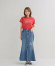 【サイズ展開あり】裾フリンジマーメイドスカート
